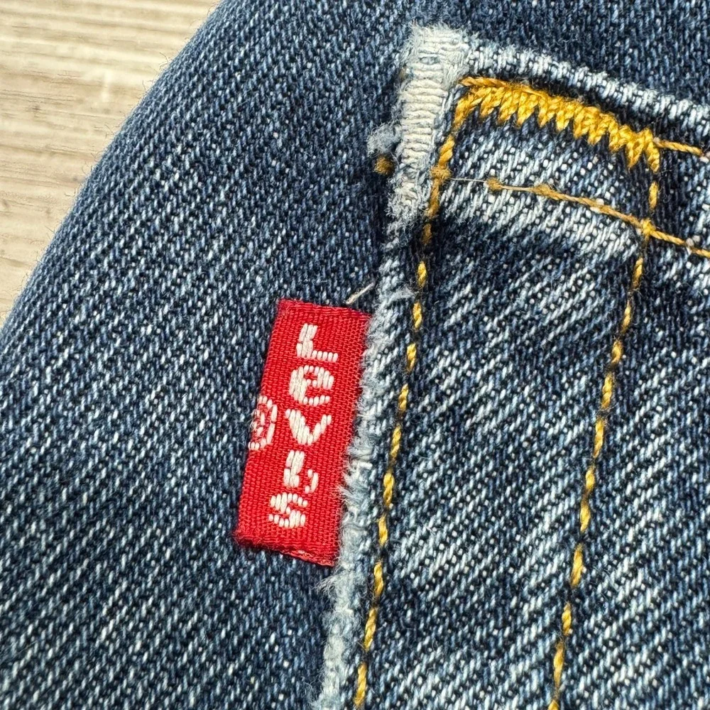 Levis 505 Jeans Mens 33x32 (Real 31x30) Blue Straight Leg Denim Work Cowboy Pant